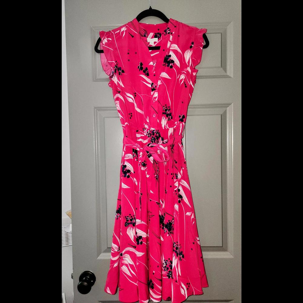 Like New, Charter club, red dress, size 4, Midi